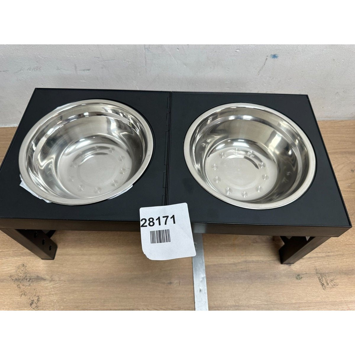 Elevated Dog Bowls, Adjustable Height Stainless Steel Raised Dog Slow Feeder Bow