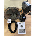 Zanussi ZNPDF1221B-AZ - 3 Speed Black Oscillating & told head Fan