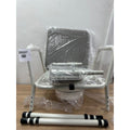 Height Adjustable Commode Chair - Grey