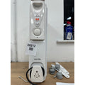 Warmlite Oil Filled Radiator with 3 Power Settings, WL43004YW 2000W 9-Fin White