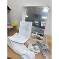 Croydex Small Bathroom Cabinet Hang 'n' Lock Mirror Door 51 cm x 40.5 cm