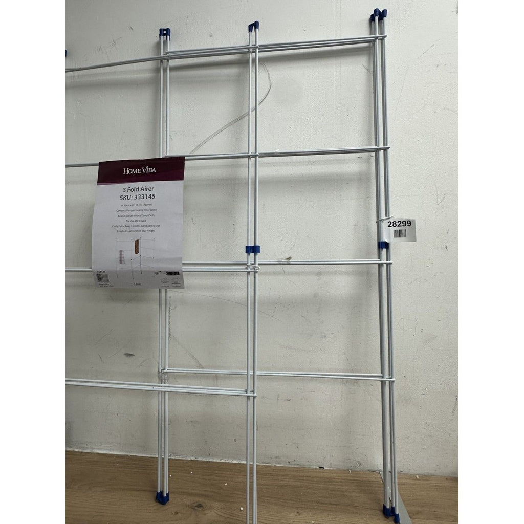 Home Vida Clothes Drying Rack - Foldable 3 Fold Airer