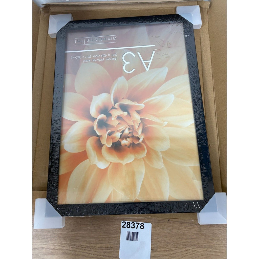 Americanflat A3 Picture Frame with Shatter-Resistant Glass - 11.7x16.5 Frame