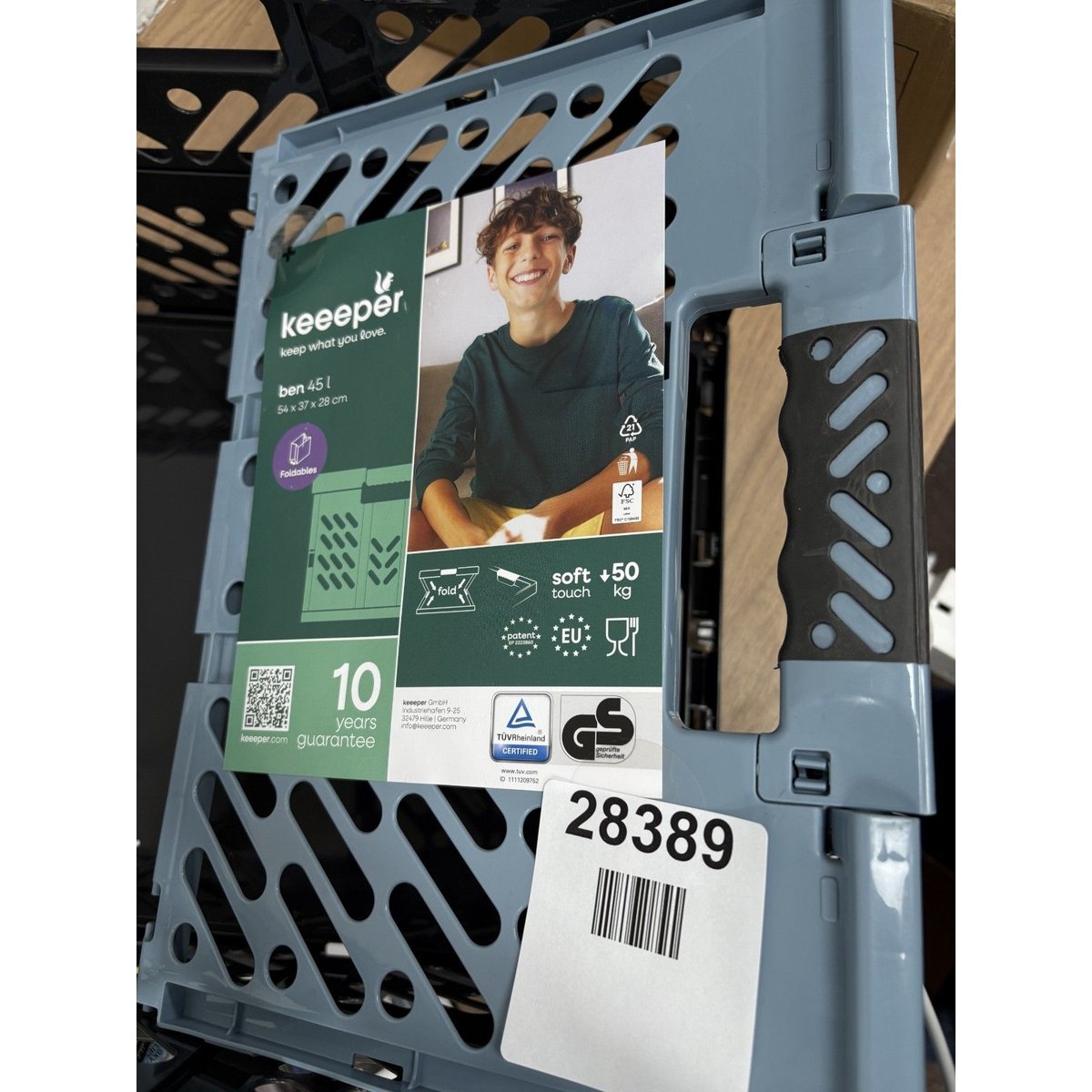 keeeper ben professional folding box (45 litres)