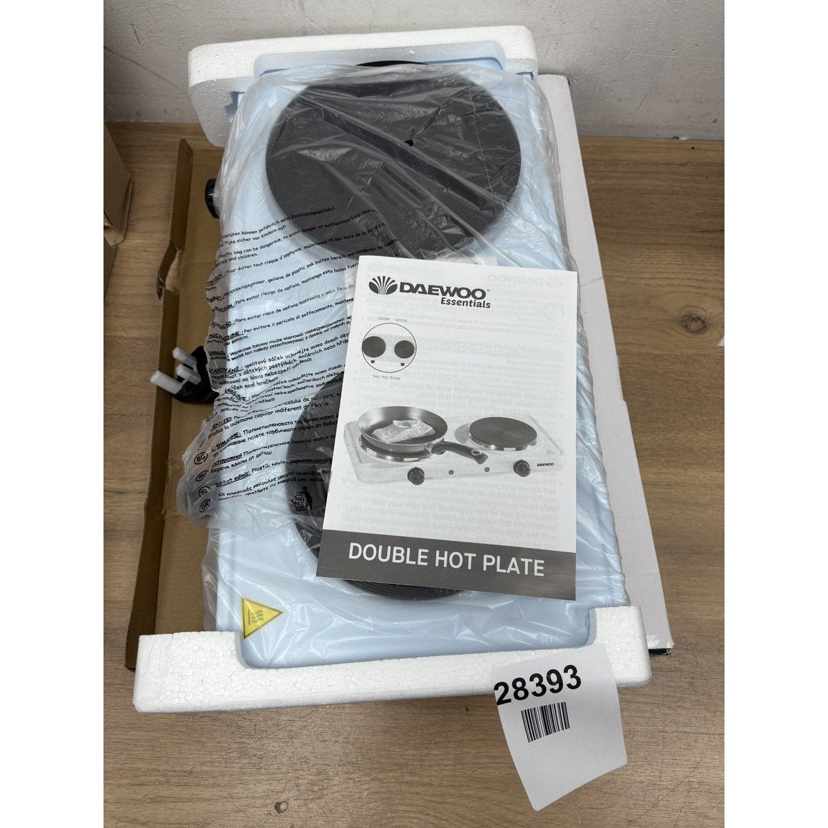Daewoo SDA1676 Hot Plate Cast Iron
