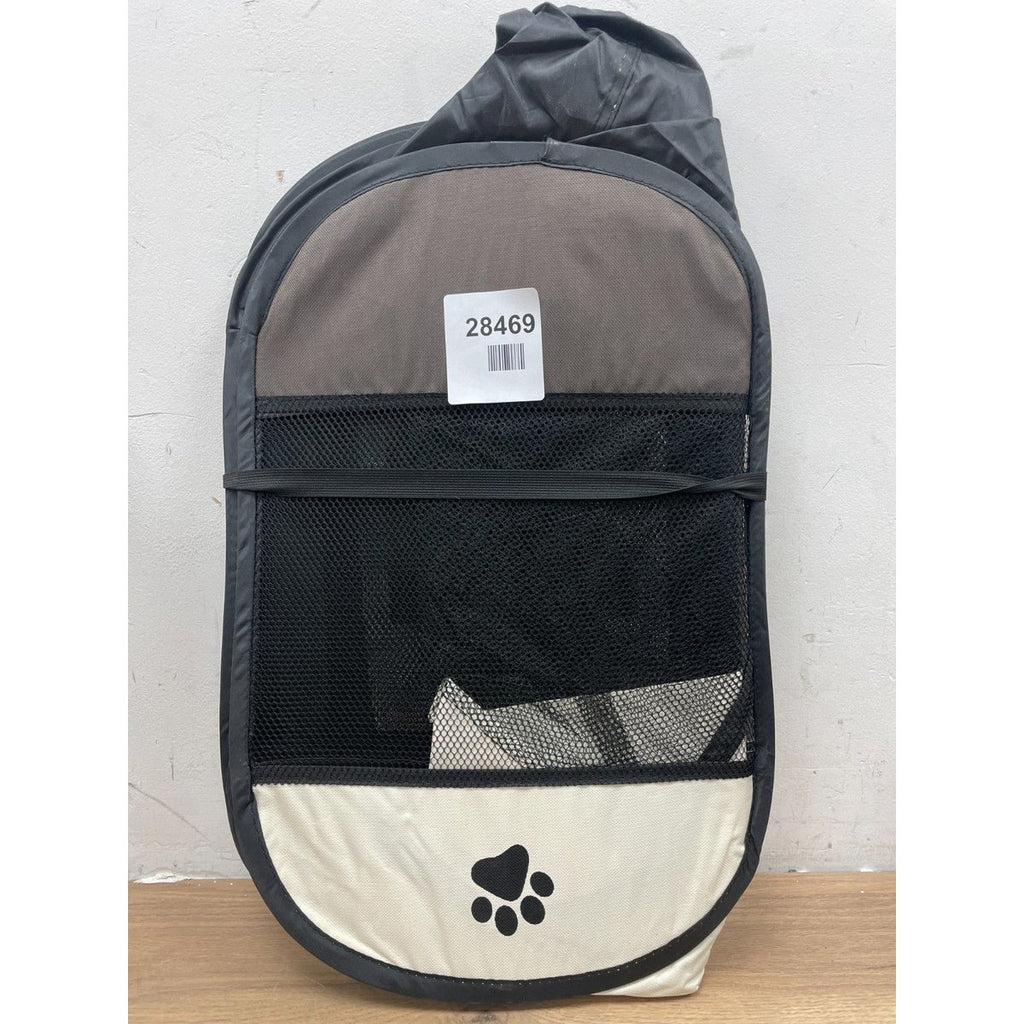 BIGWING Style Foldable Pet Playpen Portable Puppy Dog Cat Cage L Coffee