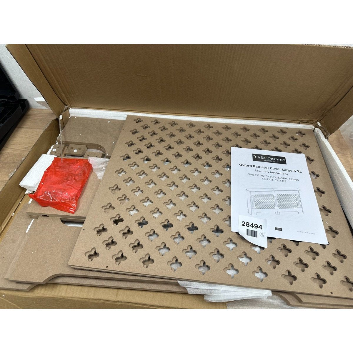 Vida Designs Oxford Large 152cm Radiator Cover