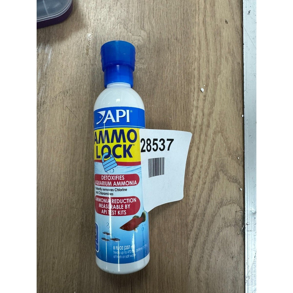 API AMMO-LOCK Freshwater and Saltwater Aquarium Ammonia Detoxifier 8-Ounce