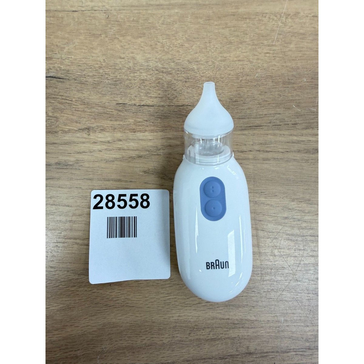 Braun Nasal Aspirator 1 - Electric Nose Suction - BNA100 - WHITE