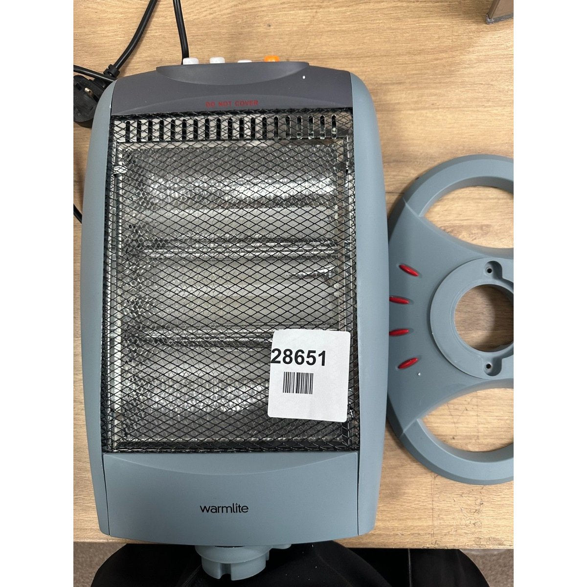 Warmlite WL42005 3 Bar Halogen Heater with Carry Handle, Safety Tip-Over Switch