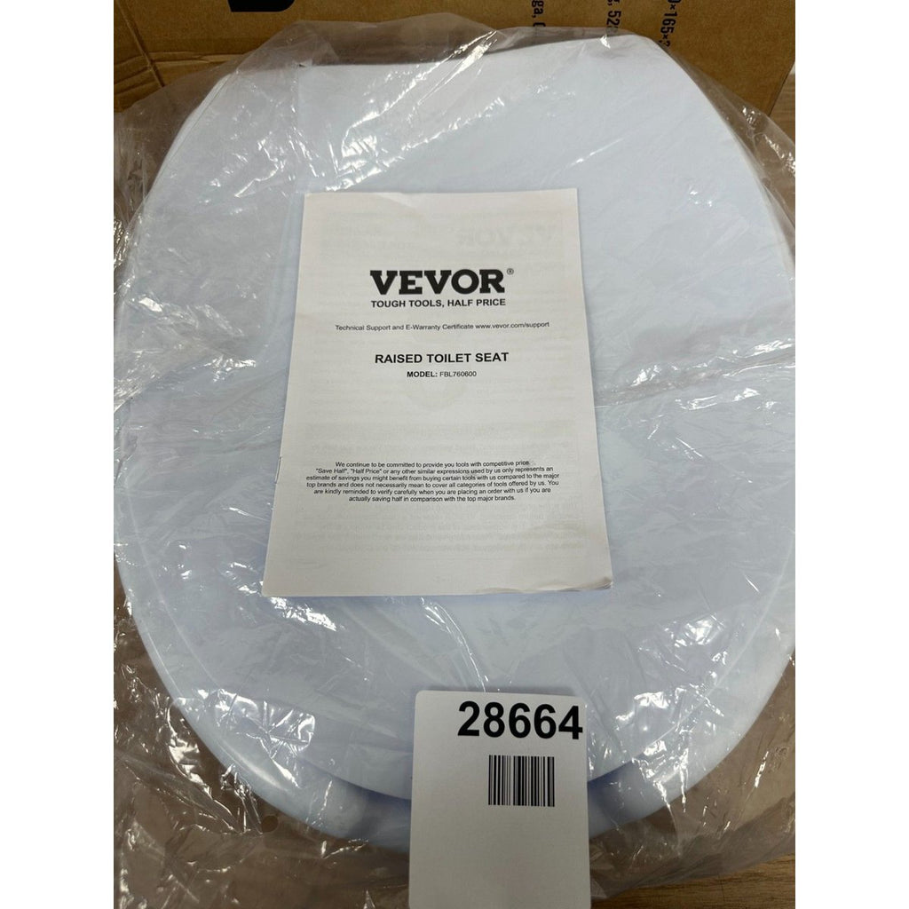 VEVOR Raised Toilet Seat. Model Number FBL760600