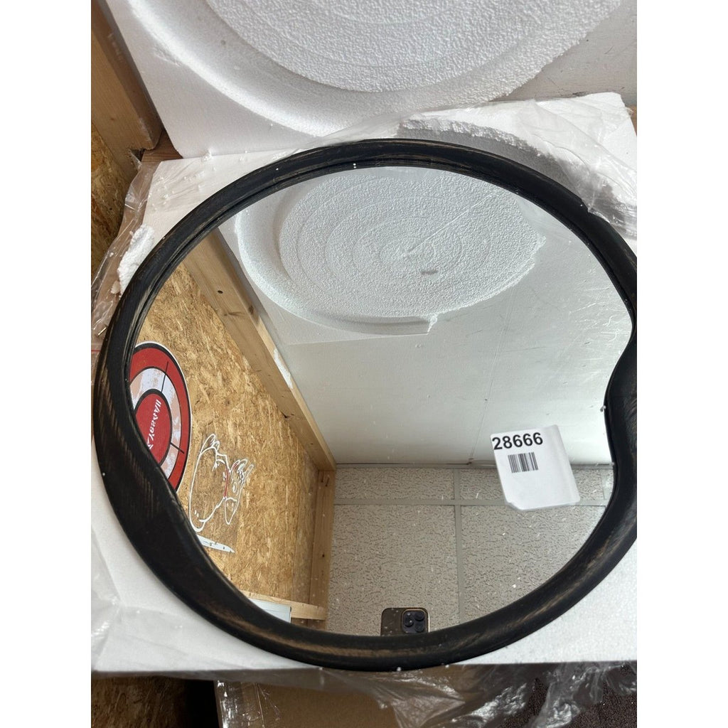 mirror ukd-g-yuan gu 60cm brown frame bedroom vanity mirror