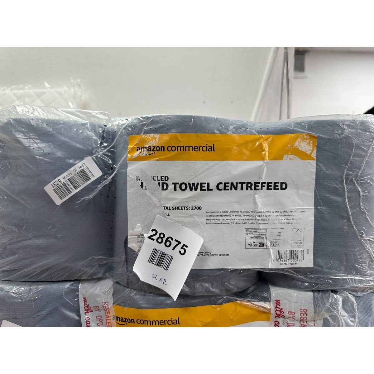 Amazon commercial hand towel v-fold pure cellulose