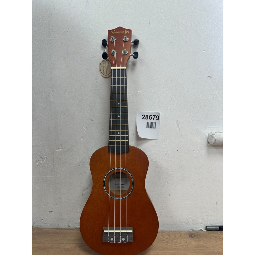 Soprano Ukulele - Beginner Soprano Uke in Natural Finish with Gig Bag, Spare Uku