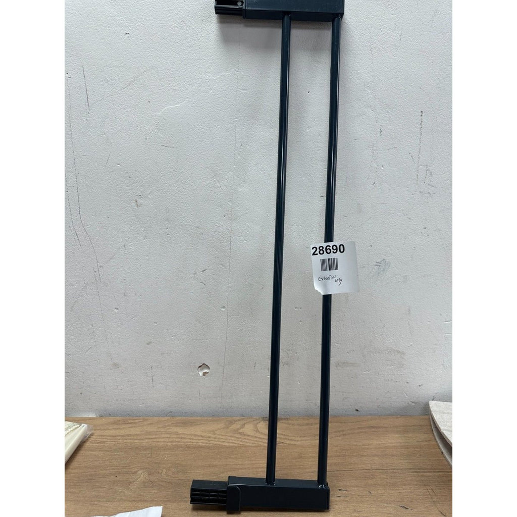 hauck 21 cm Safety Gate Extension, Black - with Connectors for Pressure Fit Door