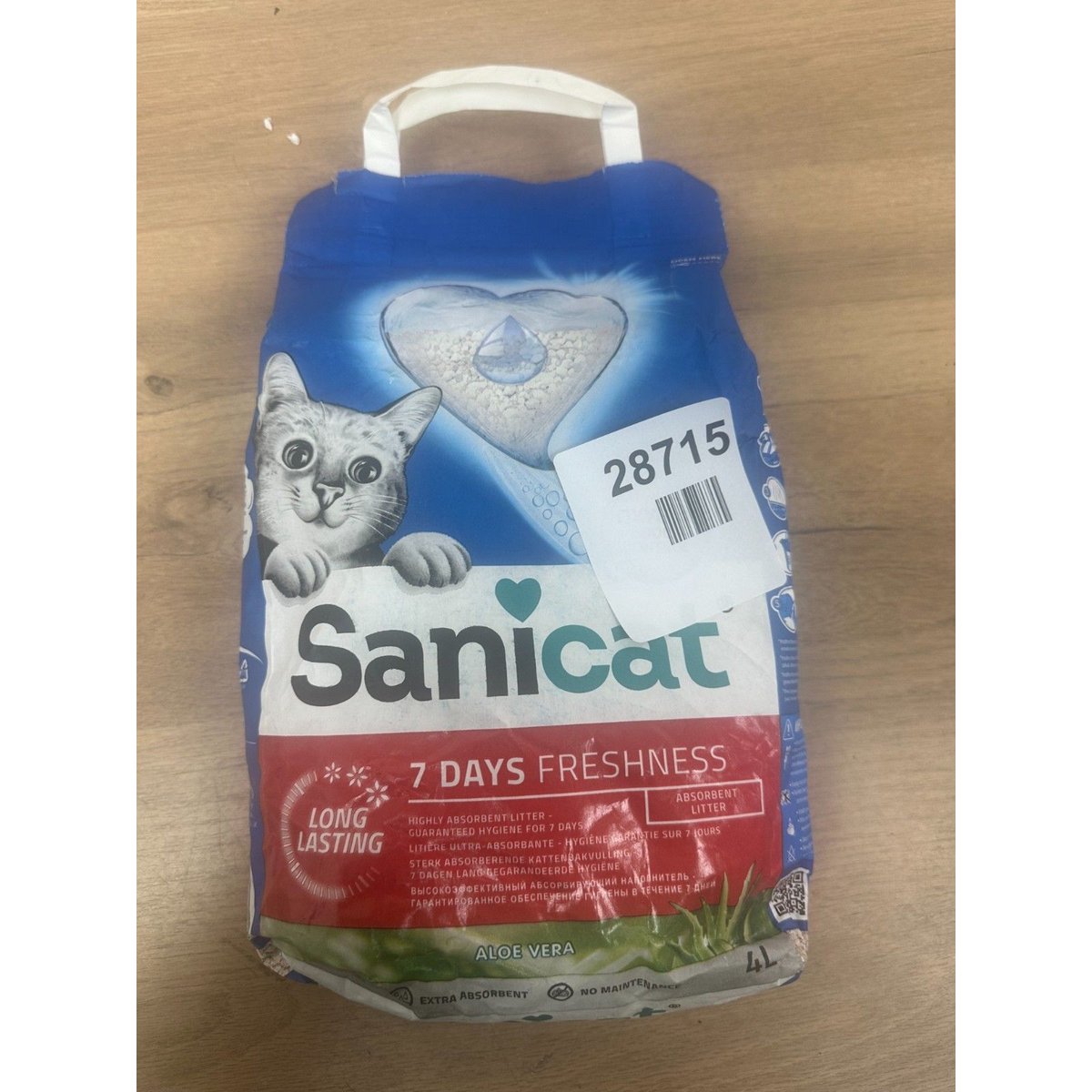 Sanicat 7 Days Aloe Vera Scented Cat Litter, 4L