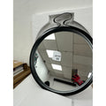 Aspect Leather Strap Wooden Wall Mirror/Round Hanging Mirror