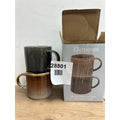 Elements Reactive Glaze Stacking Mug Set of 2