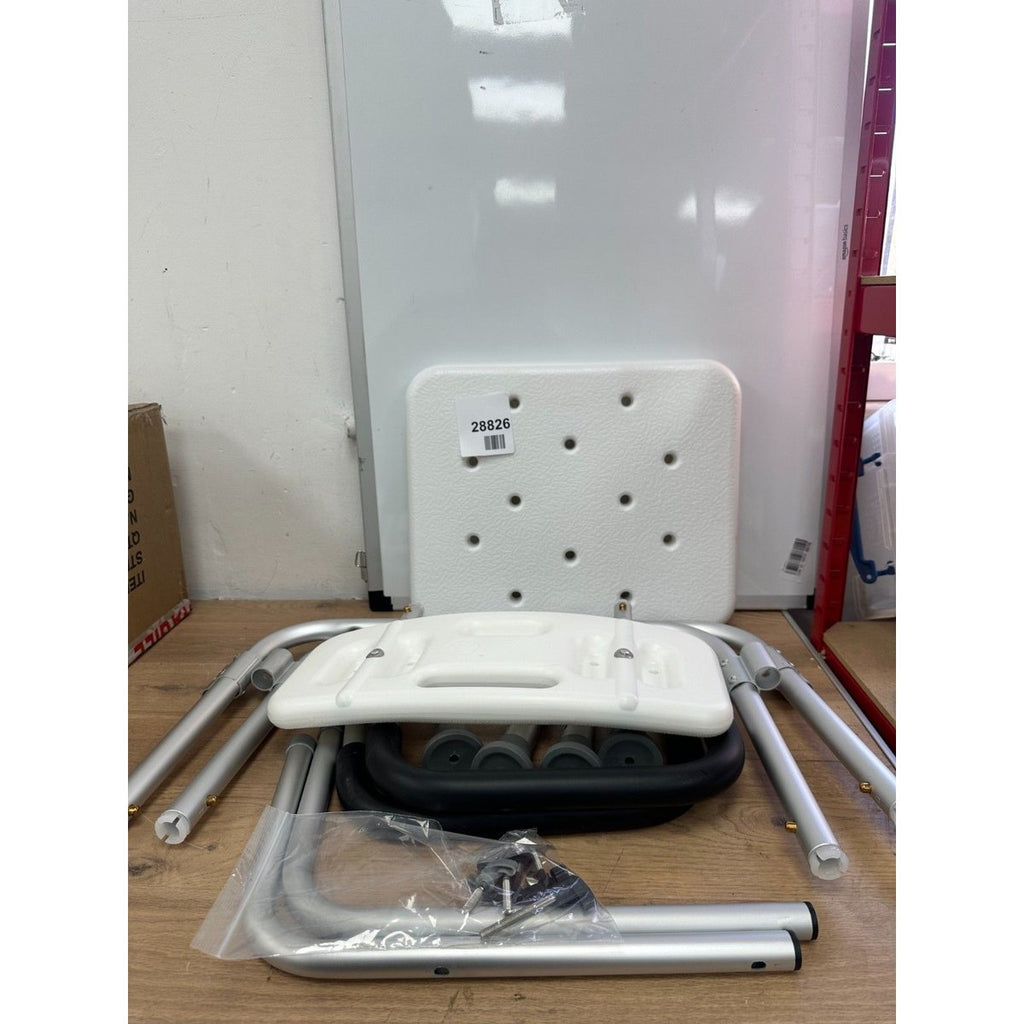 HOMCOM Bath Shower Chair - White - 72-0007