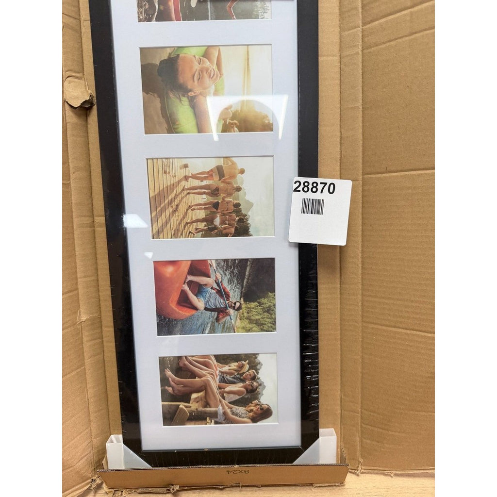 Americanflat 6x4 Collage Photo Frame with Shatter-Resistant Glass - Signature Co