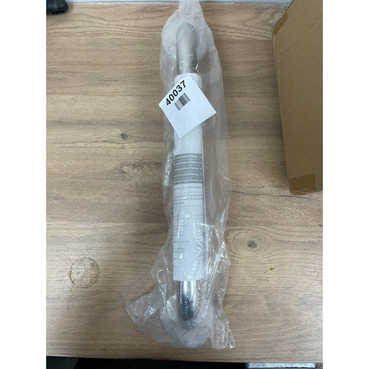NRS Healthcare F19467 Plastic Fluted Grab Rail - White