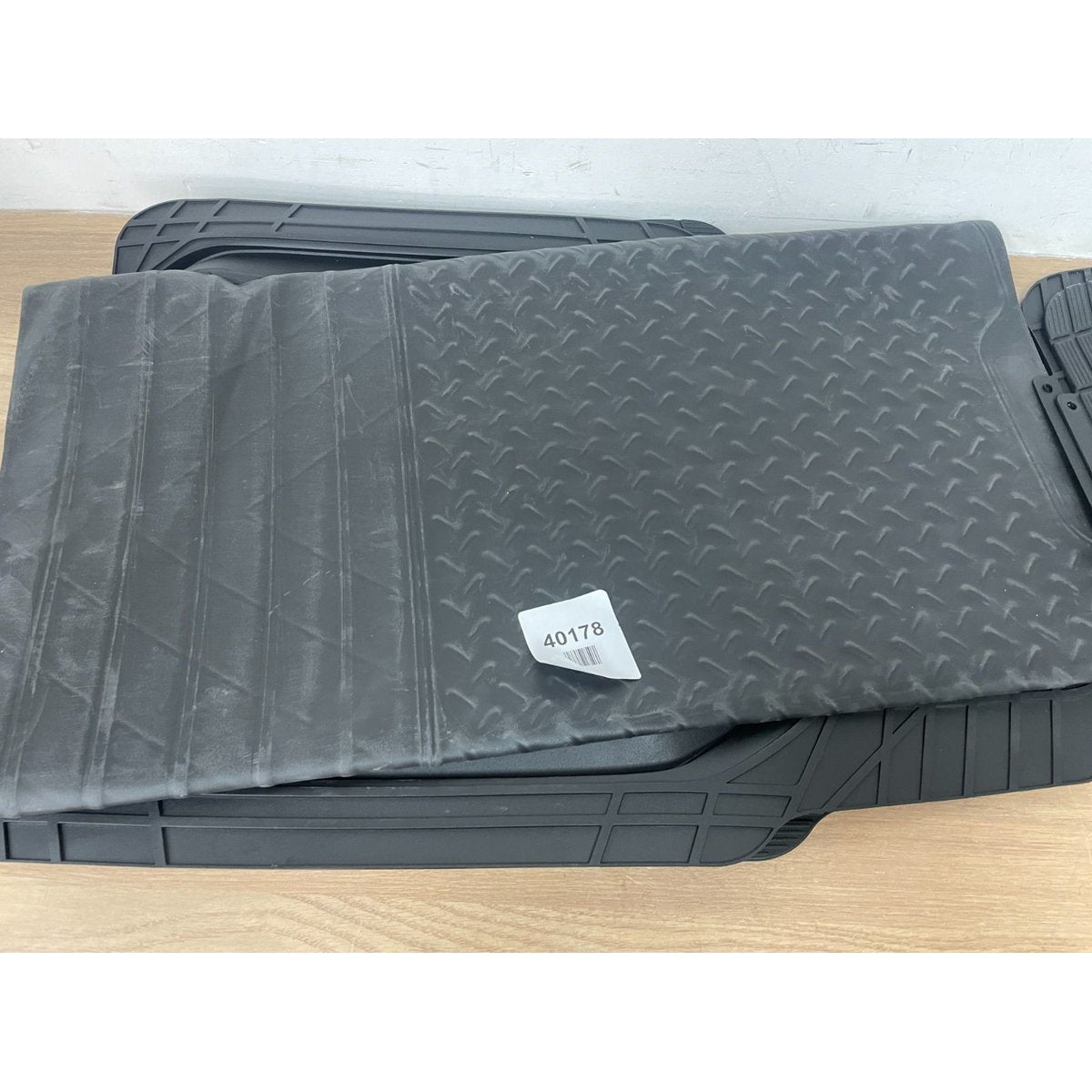 Amazon Basics Deep Dish Universal Heavy Duty PVC Floor Mats Set 4 piece