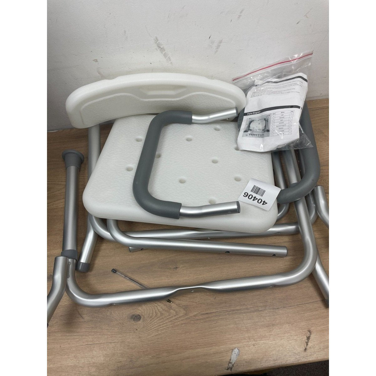 Shower Chair with Arms & Back Adjustable Max