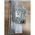 Nova 4 Tier Adjustable (180-300cm) Shower Caddy Silver