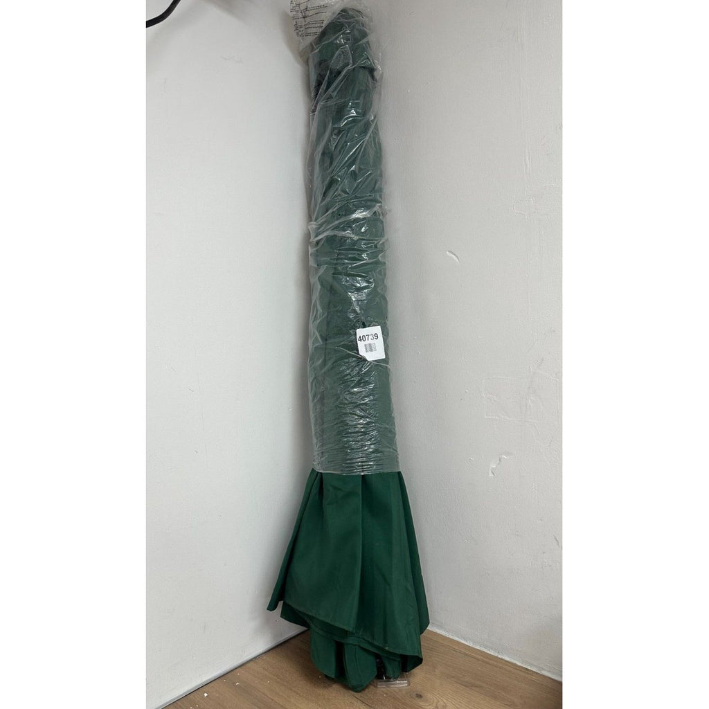 Outsunny 2.7m Umbrella Parasol - Dark Green — New (other)