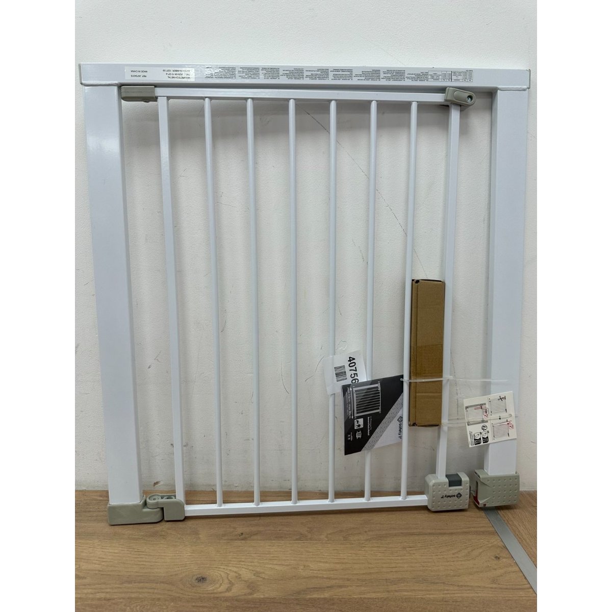 Safety SecurTech Simply Close Metal Gate - White