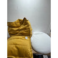 con Dolce Velvet Lounge Bean Bag Chair, Ochre Yellow, Large Adult Bean Bag with