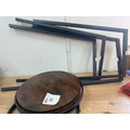 VASAGLE Bar Stools Set Of 2 Stools Steel Frame 62.5 - Both back rest missing
