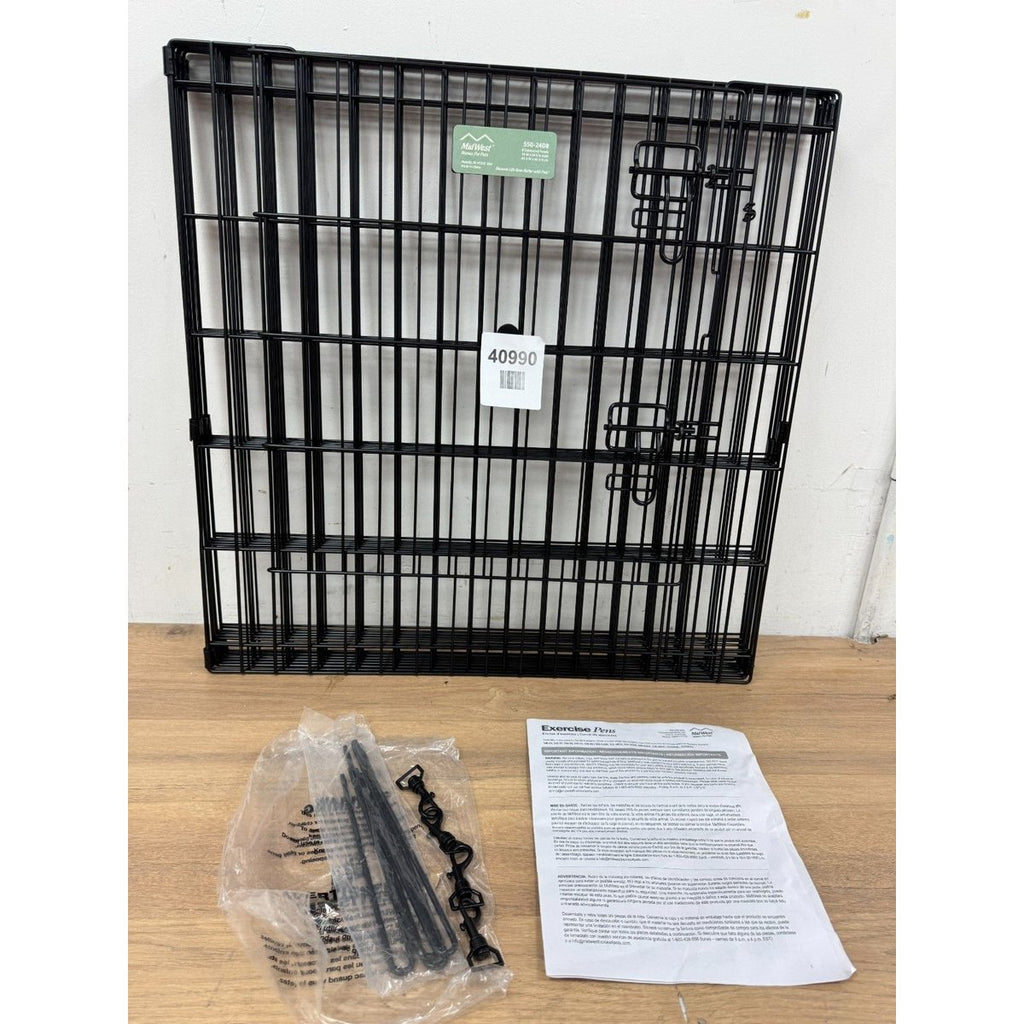 Midwest Homes for Pets Contour Exercise Pen Black Small