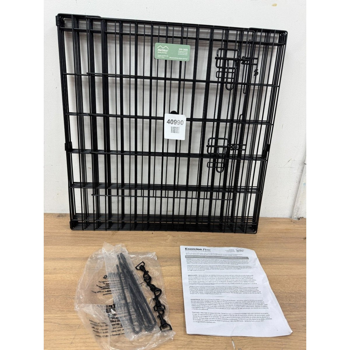 Midwest Homes for Pets Contour Exercise Pen Black Small