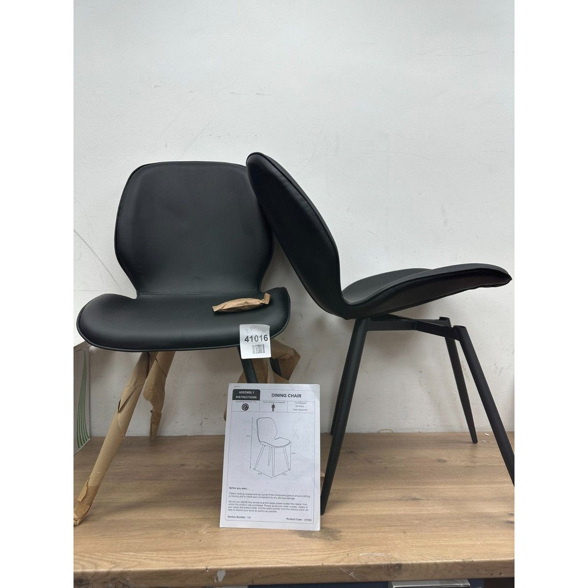 dining chair Kitchen Dining Room Furniture Chairs Faux Matte Leather Dining Chai