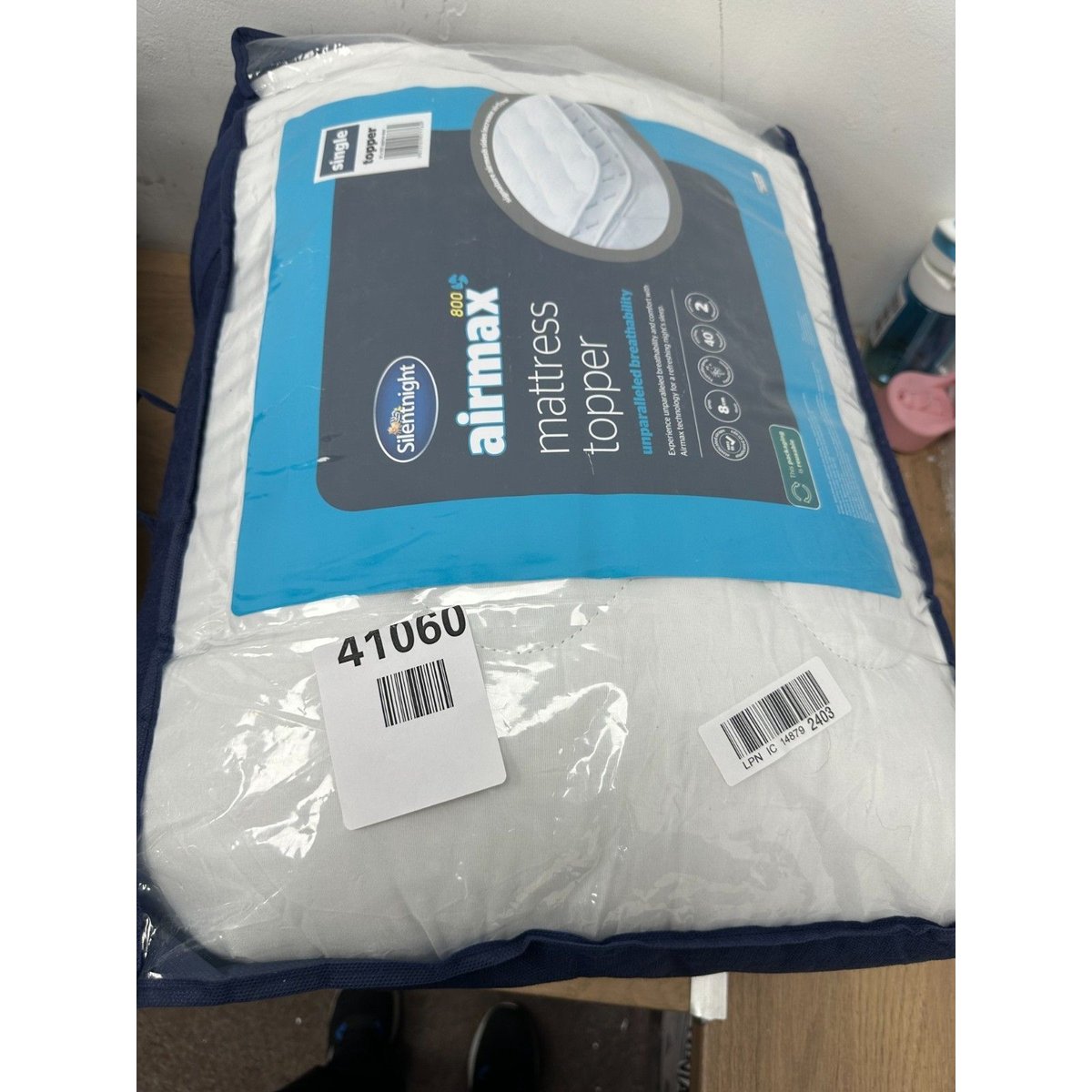 Silentnight Airmax 800 Double Mattress Topper - Extra Thick Deep Fitted Mattress