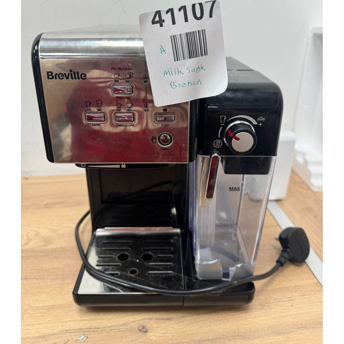 Breville One-Touch Coffeehouse Machine Espresso - Read Description
