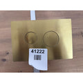 Dual-Flush Flushing Plate Brushed Brass - Not working