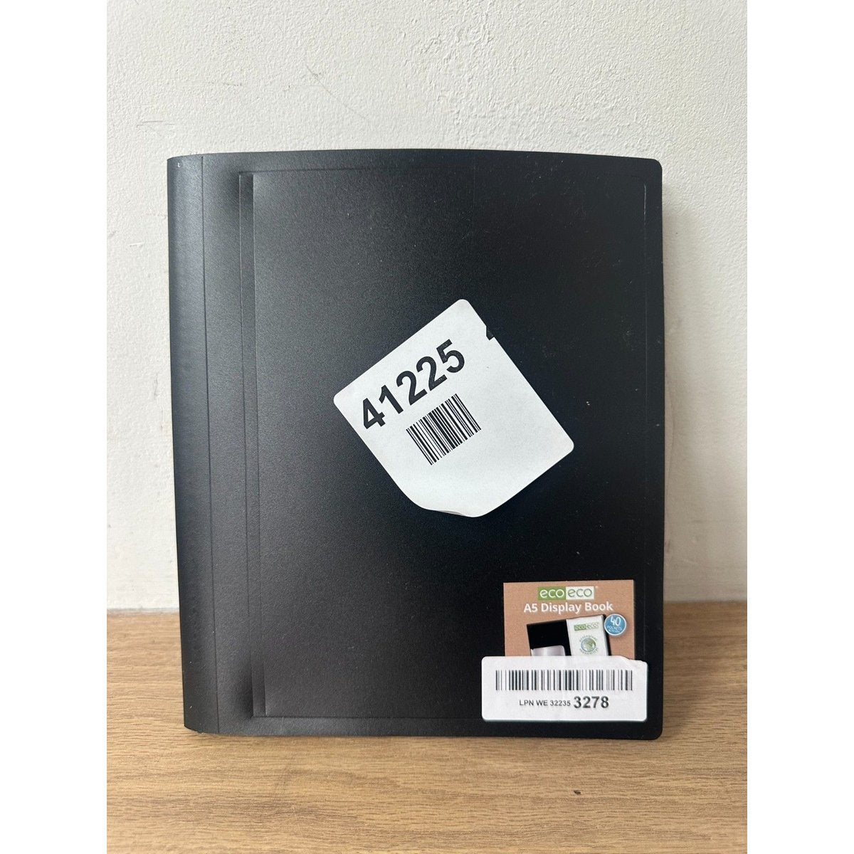 eco eco A5 Display Book 40 Pocket Presentation Clear