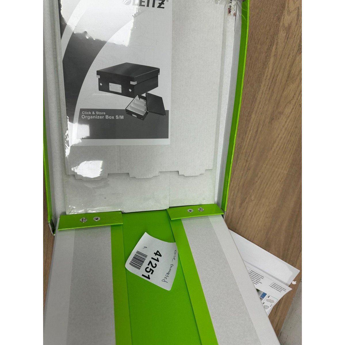 Leitz Organiser Box, Click and Store, WOW Range, Small, Green