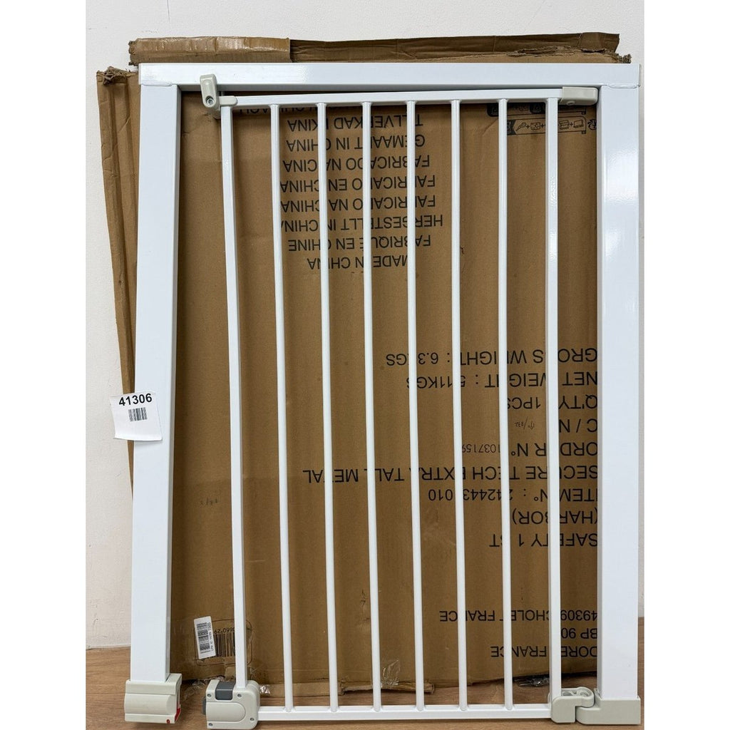 Safety SecurTech Simply Close Metal Gate - White