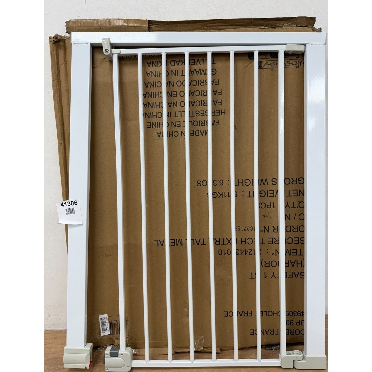 Safety SecurTech Simply Close Metal Gate - White