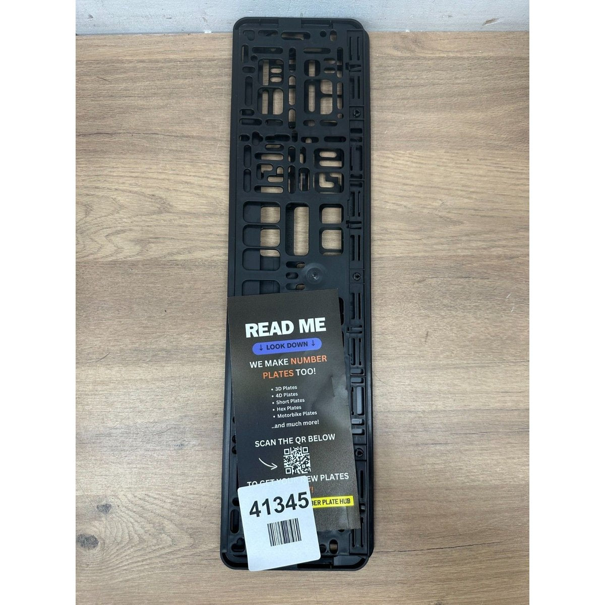 License plate frame