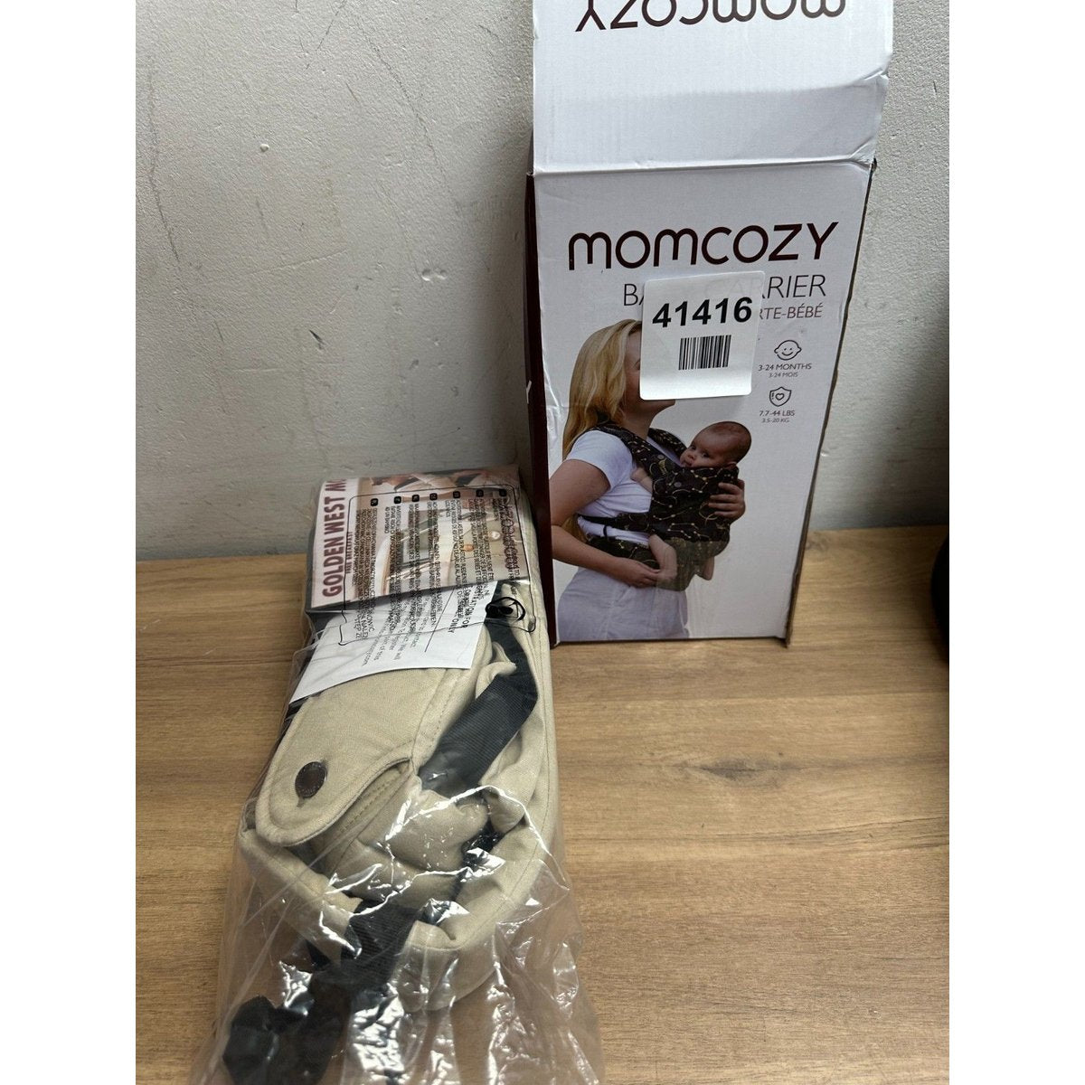 Momcozy Baby Carrier - Ergonomic, Cozy and Lightweight Infant Carrier Khaki