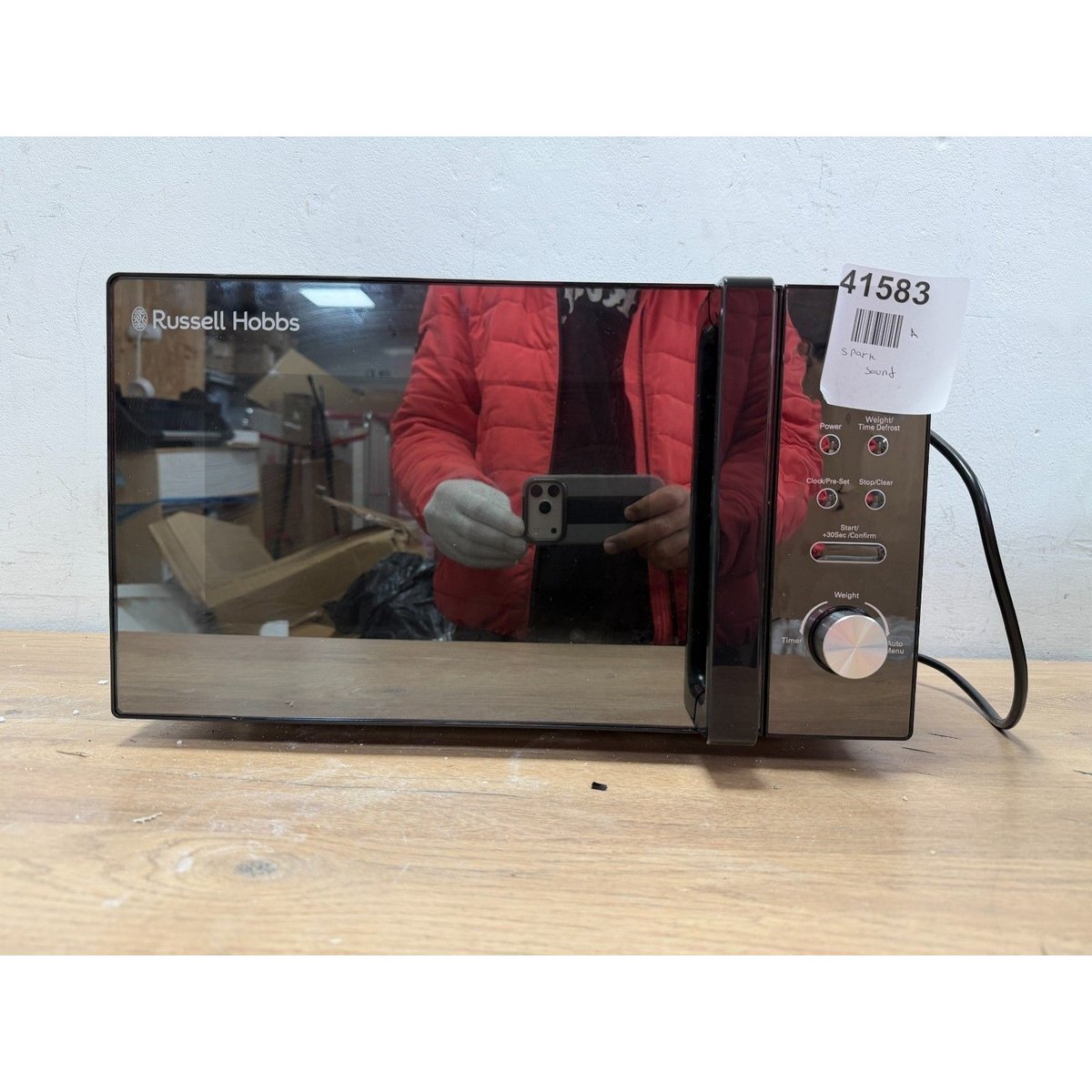Russell Hobbs RHM2076B 800W 20L Digital Microwave - Not Heating