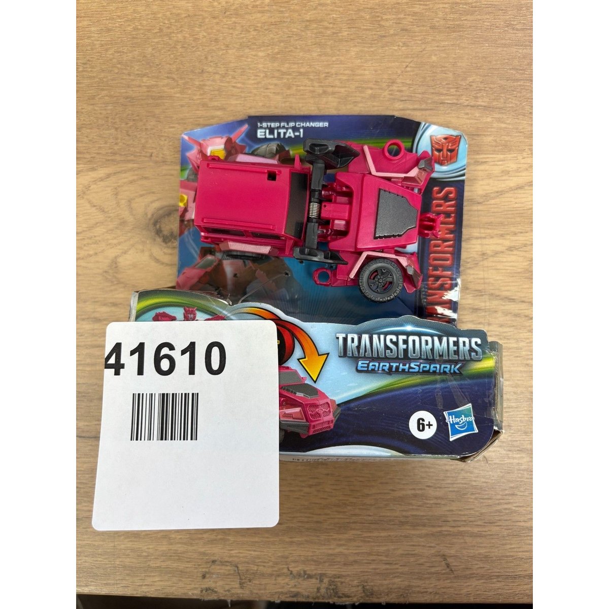 Transformers EarthSpark 1-Step Flip Changer Elita-1, 4-Inch Converting Robot Act