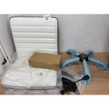 HOMCOM Armless Mid-Back Adjustable Office Chair-White