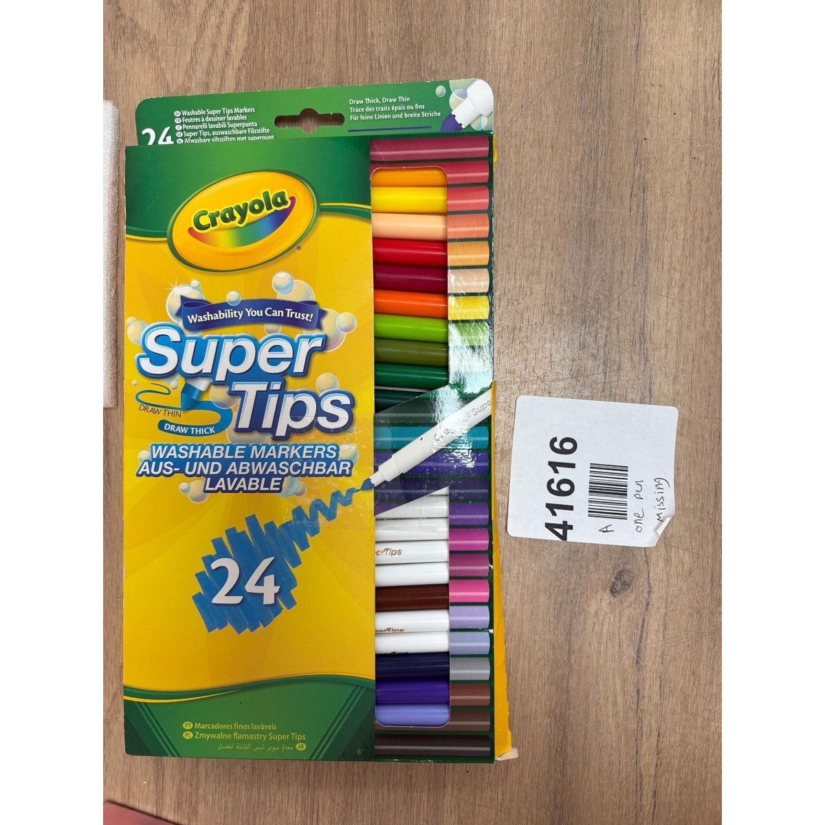 Crayola Supertips Washable Markers - 24 Pack