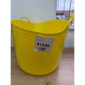 Lightweight 42 Litre Yellow Flex Tub with Heavy-Duty Handles for Easy Transport