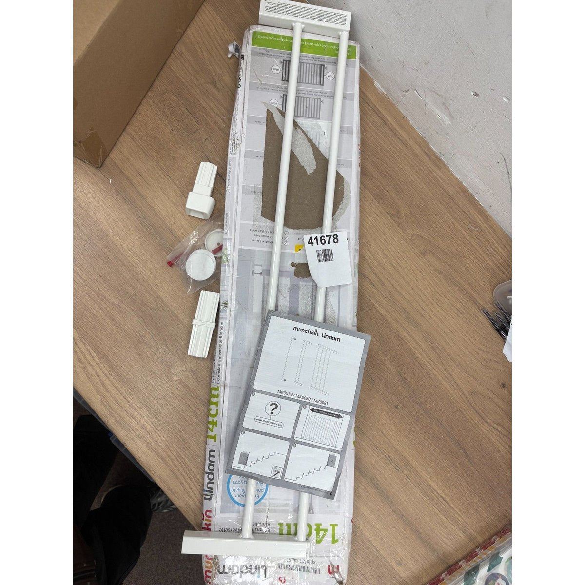 Lindam Sure Shut Safely Gate Extension White 14cm